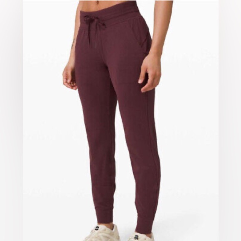 lululemon athletica Burgundy Ready to Rulu joggers